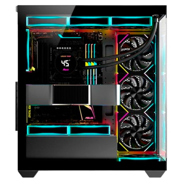 Imagem de GABINETE GAMER K-MEX AQUARIO CG-36DY TOWER PRETO ATX SEM FAN
