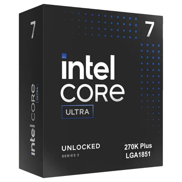 Imagem de PROCESSADOR INTEL CORE ULTRA 7 270K PLUS (TURBO ATE 5.5GHz) 36MB CACHE LGA1851 BX80768270K