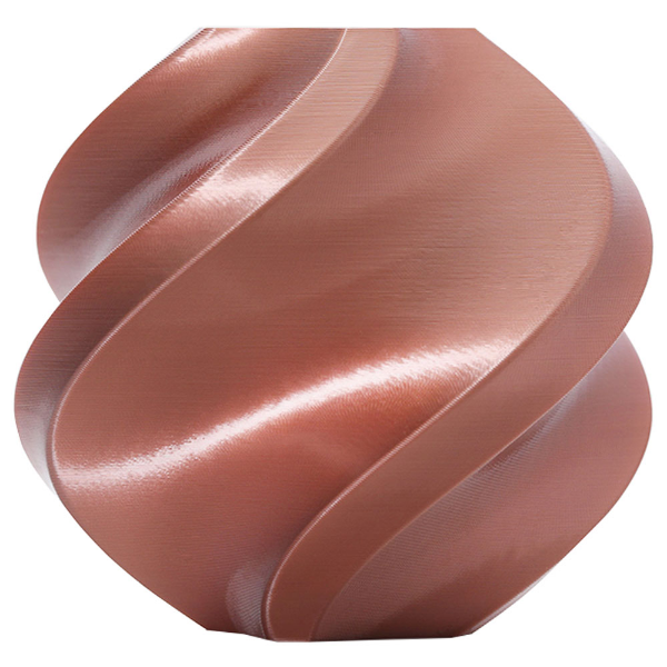 Imagem de FILAMENTO BAMBU LAB PLA SILK+ OURO ROSA 1,75MM, COM CARRETEL REUTILIZAVEL - A06-R1-1.75-1000-SPL