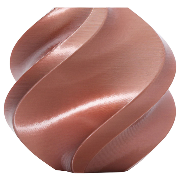 Imagem de FILAMENTO BAMBU LAB PLA SILK+ OURO ROSA 1,75MM, COM CARRETEL REUTILIZAVEL - A06-R1-1.75-1000-SPL