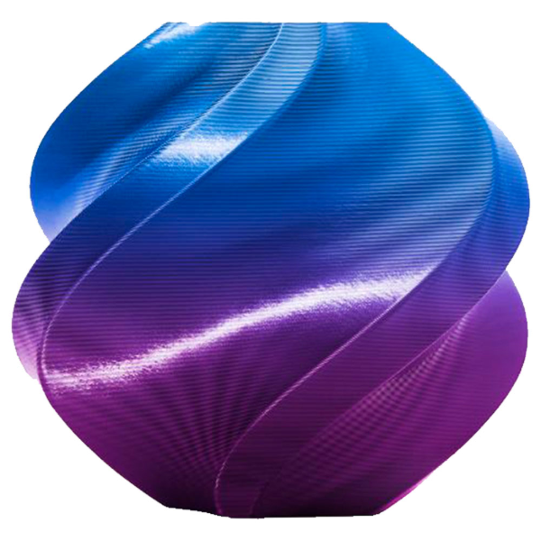 Imagem de FILAMENTO BAMBU LAB PLA SILK AURORA PURPLE COM CARRETEL, 1,75MM -  A05-M4-1.75-1000-SPL
