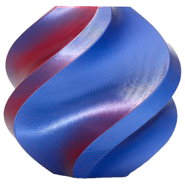 Imagem de FILAMENTO BAMBU LAB PLA SILK MIDNIGHT BLAZE COM CARRETEL, 1,75MM -  A05-T2-1.75-1000-SPL