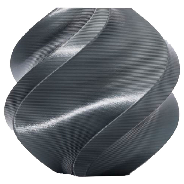 Imagem de FILAMENTO BAMBU LAB PLA SILK+ TITAN GRAY COM CARRETEL, 1,75MM -  A06-D0-1.75-1000-SPL