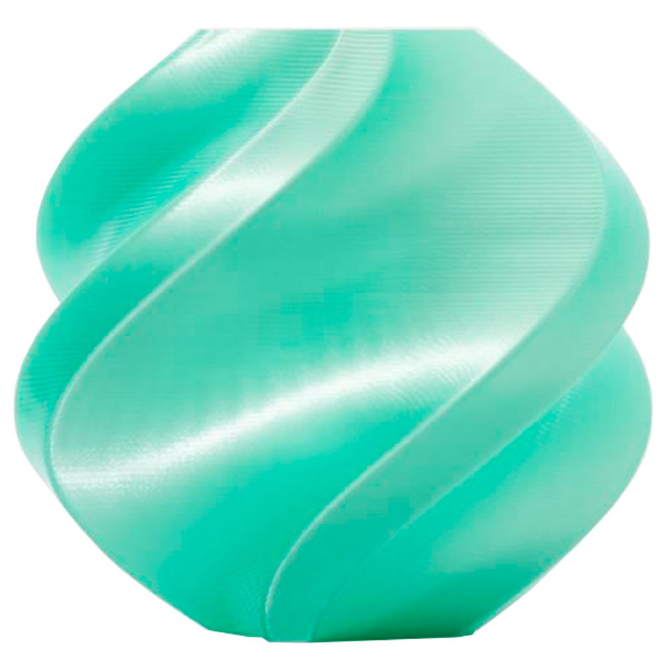 Imagem de FILAMENTO BAMBU LAB PLA SILK+ MENTA COM CARRETEL, 1,75MM -  A06-G1-1.75-1000-SPL