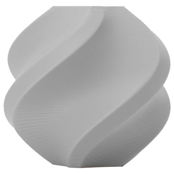 Imagem de FILAMENTO BAMBU LAB PLA TOUGH+ CINZA COM CARRETEL REUTILIZAVEL, 1,75MM - A10-D0-1.75-1000-SPL