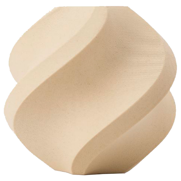 Imagem de FILAMENTO BAMBU LAB PLA WOOD - WHITE OAK COM CARRETEL 1,75MM -  A16-W0-1.75-1000-SPL