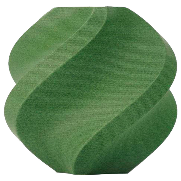 Imagem de FILAMENTO BAMBU LAB PLA-CF MATCHA GREEN COM CARRETEL REUTILIZAVEL 1,75MM - A50-G7-1.75-1000-SPL