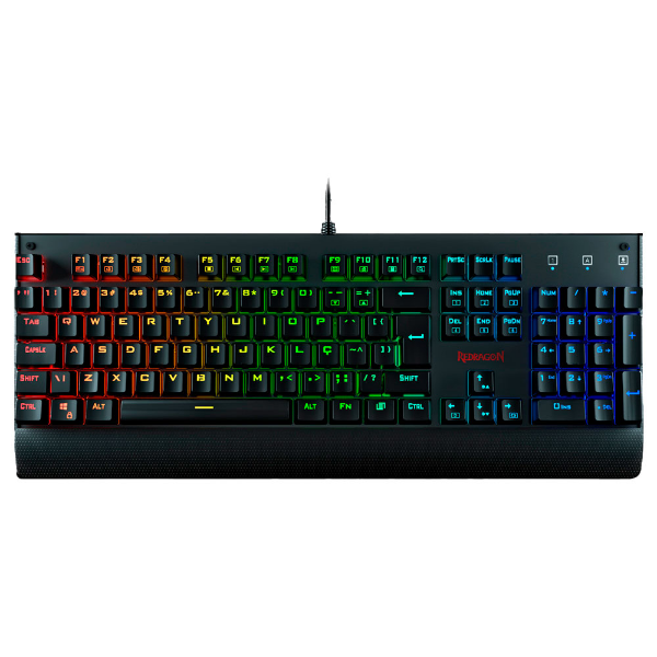 Imagem de TECLADO REDRAGON MECANICO GAMER KALA RGB SWITCH VERMELHO K557RGB (PT-RED)