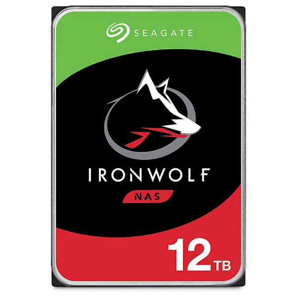 Imagem de HD SEAGATE IRONWOLF NAS 12TB 3,5" CACHE 256MB 7200RPM SATA ST12000VN0008