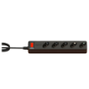 Imagem de FILTRO DE LINHA CLAMPER C/ PROTETOR DE SURTOS 127/220V 5 PIAL  PRETO - 30449