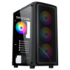 Imagem de GABINETE GAMER KALKAN JOTURN PRETO COM 4 FANS KLK00038