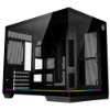 Imagem de GABINETE GAMER KALKAN SAGA RGB PRETO SEM FAN KLK00044