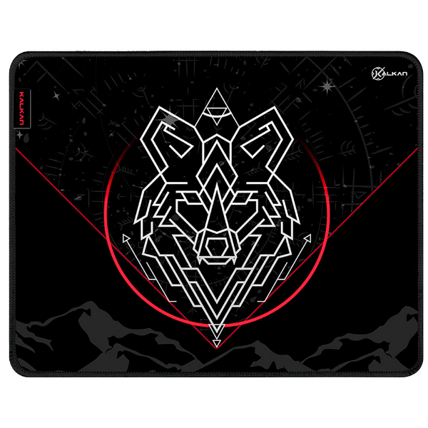 Imagem de MOUSEPAD KALKAN 500X400X4MM LUPUS PRETO KLK00065