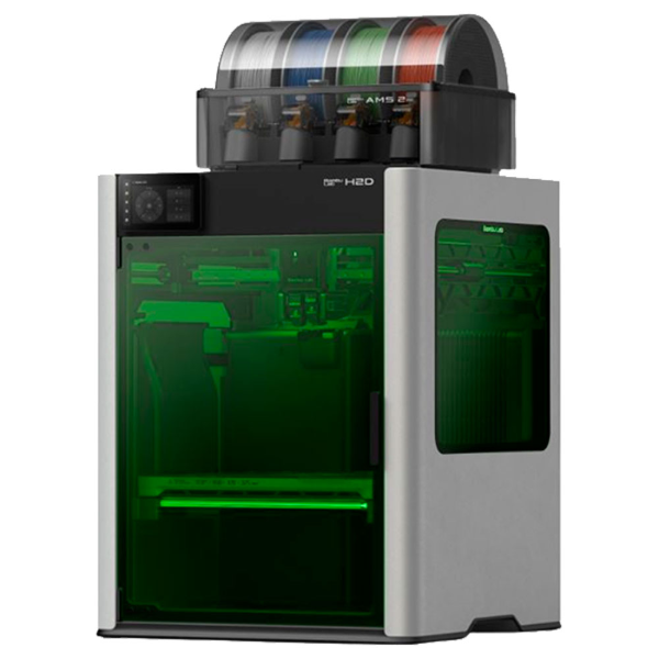 Imagem de IMPRESSORA 3D BAMBU LAB H2D LASER FULL COMBO 220V, 40W - PF003-M+SA007-EU2+SL002