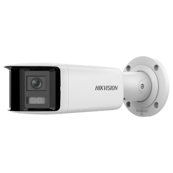 Imagem de Camera Hikvision IP ColorVu Live Guard 4MP Bullet Panoramica 2.8mm Luz Branca 40m Mic Embutido Slot Micro SD IP67 DS-2CD2T47G2H-LISU/SL