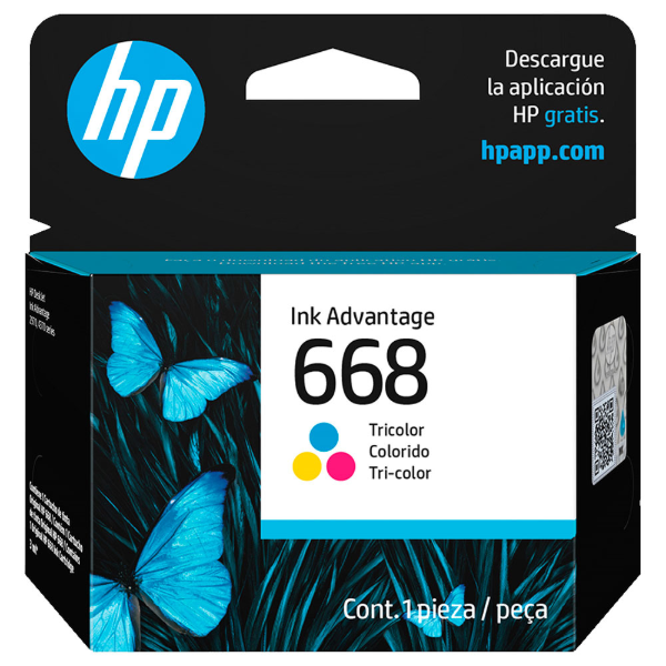 Imagem de CARTUCHO HP 7FP36VL 668 TRICOLOR