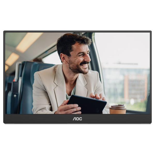 Imagem de MONITOR PORTATIL AOC 15,6" 16T20E2/78 FHD IPS USB-C COM CAPA MAGNETICA ALTO-FALANTES