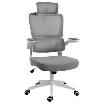 Cadeira Office Redragon Hela Cinza/branco C214-W