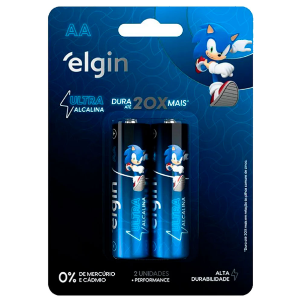 Imagem de PILHA ULTRA  ALCALINA AA BLIST C/4 PECAS 82433 ELGIN
