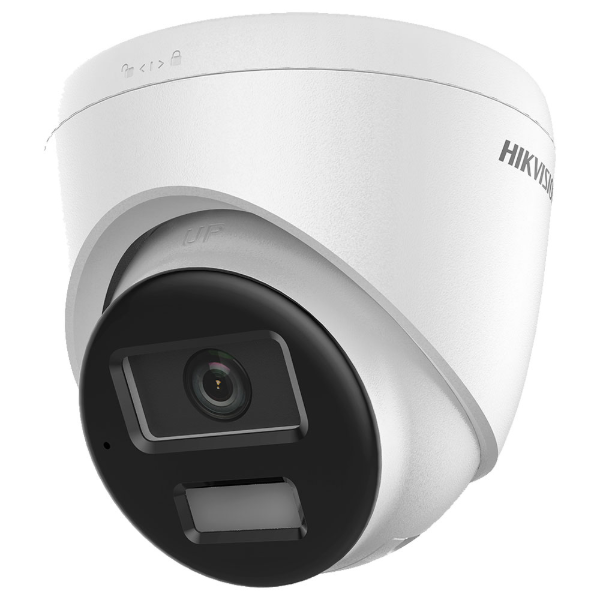 Imagem de Camera Hikvision IP Live Guard Smart Hybrid Light 4MP Turret 2.8mm IR 30m Mic Embutido IP67 DS-2CD1343G2-LIU/SL