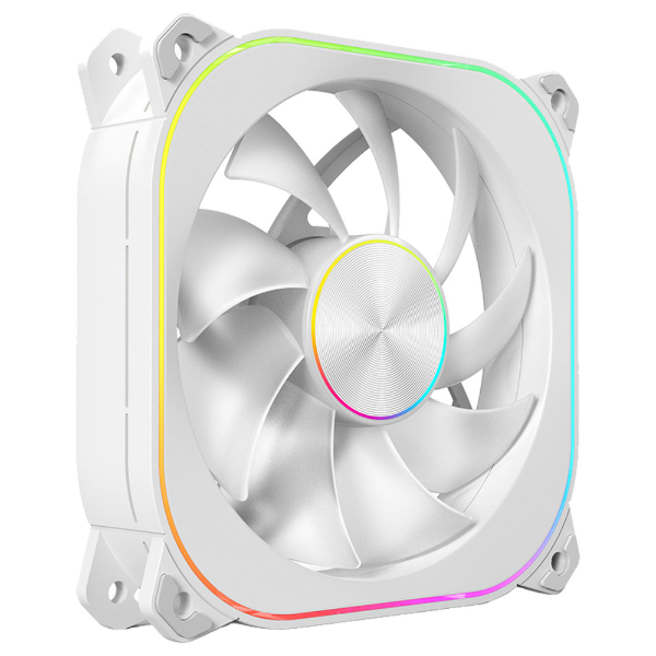 Imagem de COOLER PARA GABINETE AERION ARGB VEIL S FAN100 BRANCO 120MM
