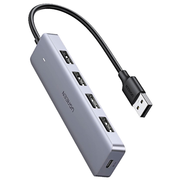 Imagem de HUB USB UGREEN USB-A PARA 4 PORTAS USB-A E 1 PORTA USB-C DE 10W - CM219