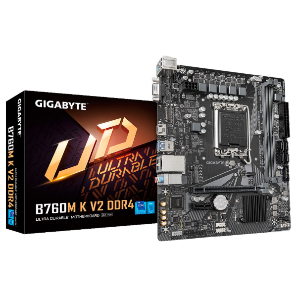 Imagem de PLACA MAE (INTEL) GIGABYTE B760M K V2 DDR4 1.0 LGA1700 12° 13° E 14° GERACAO