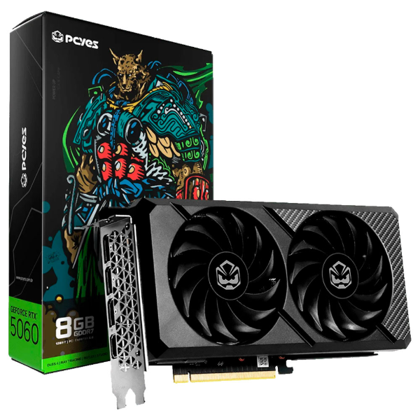 Imagem de PLACA DE VIDEO PCYES GEFORCE RTX 5060 8GB GDDR7 128BITS PVRTX5060B2F128