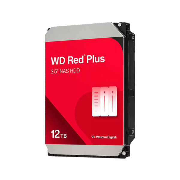 Imagem de HDD WD RED PLUS 12 TB NAS PARA SERVIDOR 24X7 - WD120EFGX