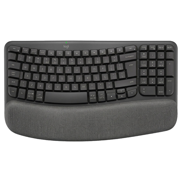 Imagem de TECLADO LOGITECH WAVE KEYS ABNT 2 GRAFITE SEM FIO - 920-014499